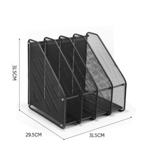 BINLU Heavy Duty 4-Layer Metal Mesh File Rack for School Supplies Office Supplies Desktop Storage Organization Extra Large Capacity Sturdy Matibay Document Holder Magazine Organizer Tabletop Rack Ready Stock Manila COD Sulit Fast