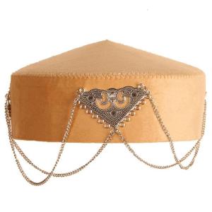 Classical Kazakh Hat Cultural Event Costume Headwear Great For Culture Enthusiasts And Collector Comfortable to Wear