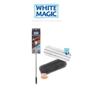 White Magic Wet & Dry Mop (with 2 mop pad - Dry & Wet)