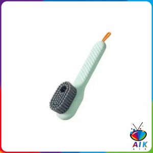 AIK แปรงรองเท้ามีช่องใส่น้ำยา ขนแปรงนุ่ม แปรงปัดผ้า แปรงทำความสะอาดอเนคประสงค์ Shoe brushes