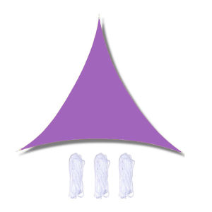 420D Sun Shade Sail Triangle Oxford Canopy Sunblock 98% UV Blockage Water Resistant Sunshade Cloth 3M4M6M