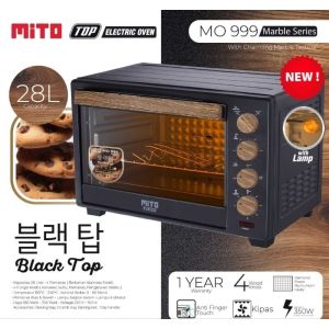 MITO Electric Oven MO999 TOP MARBLE SERIES 28L Original Pemanggang Kue dan Makanan
