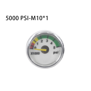 3000/5000 PSI Mini Pressure Gauge 25mm Luminous Scuba Air Tank Pressure Gauge Manometer 1/8NPT-27