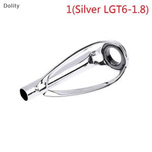 🎄【Special price】Dolity 1pc Sliver Rainbow Top Tip Guide Ring Free of Tangle for Spinning Casting Fishing Rod
