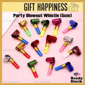 Party Blowout Whistle Toy (5cm) – Fun Kids Birthday Toy | Fine Motor Skills Toy |Birthday Party Goodies |Gift Happiness