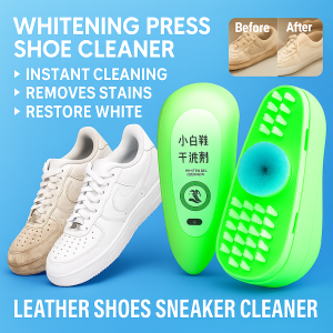 Waterproof Cleaning Press Shoe Brush No-Wash Bleaching White Shoe Cleaning Cleaning Supplies
