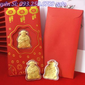 [TẾT 2025] (Tết 2025) Bao lì xì hình con Rắn mạ vàng  Bao lì xì Thần Tài quà tặng phong thủy may mắn tài lộc Tết