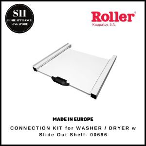 ROLLER CONNECTION KIT for WASHER / DRYER with DRAWER - 00696. NO DRILLING REQURIED! - MADE IN EUROPE