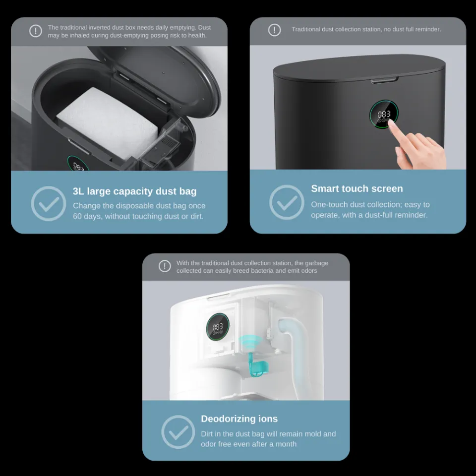 ROIDMI EVE PLUS Smart Robot Vacuum Mop Cleaner With Self Dust