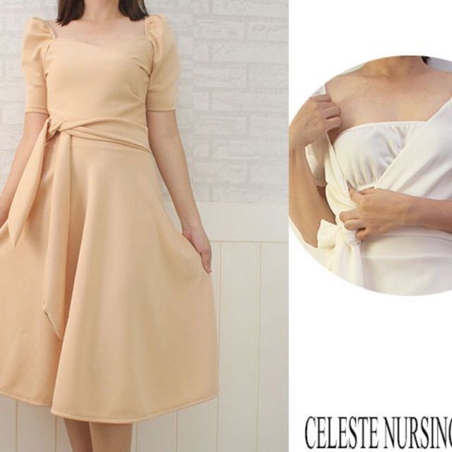 BREASTFEEDING NURSING LACTATING FORMAL DRESS PASTEL COLOR WEDDING GUEST ATTIRE ENTOURAGE GOWN Lazada PH