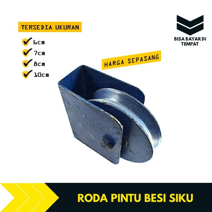 Roda Pintu Pagar Geser Sliding Dorong Besi Siku 10cm Tba1149 Lazada Indonesia 7741