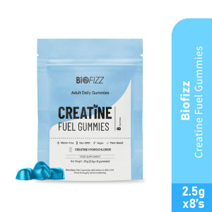 BIOFIZZ Creatine Fuel Gummies 2.5g X 8s for Muscle Muscle Recovery Energy Booster Gummy Gummy Halal 软糖