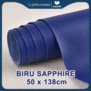 Lighthundred 50x138cm Lem Impor Yang Kuat Stiker Kulit Perbaikan Sofa / Stiker Sofa Kulit