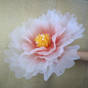 NANMEN 50cm Artificial Realistic Peony Silk Outdoor Fake Flowers  Home Party Decoration Large Flower Head