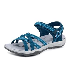 GRITION Sandal For Woman Womens Sandals Fashion Design Flat Sandals For Women Non-slip Summer Beach Shoes Outdoors Sandals