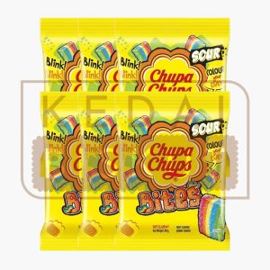 CHUPA CHUPS SOUR BELT BITES 80G HALAL