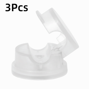 FOUNDTWO 3Pcs Từ tính Bộ tổ chức cáp Có thể xoay Có thể điều chỉnh Quản lý cáp Sắp xếp dây Chất kết dính Giá đỡ dây Bàn làm việc văn phòng