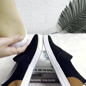 AU Giày lười nam vải canvas thể thao casual phong cách Bắc Kinh đế bằng cổ thấp giày thời trang mùa xuân hè.