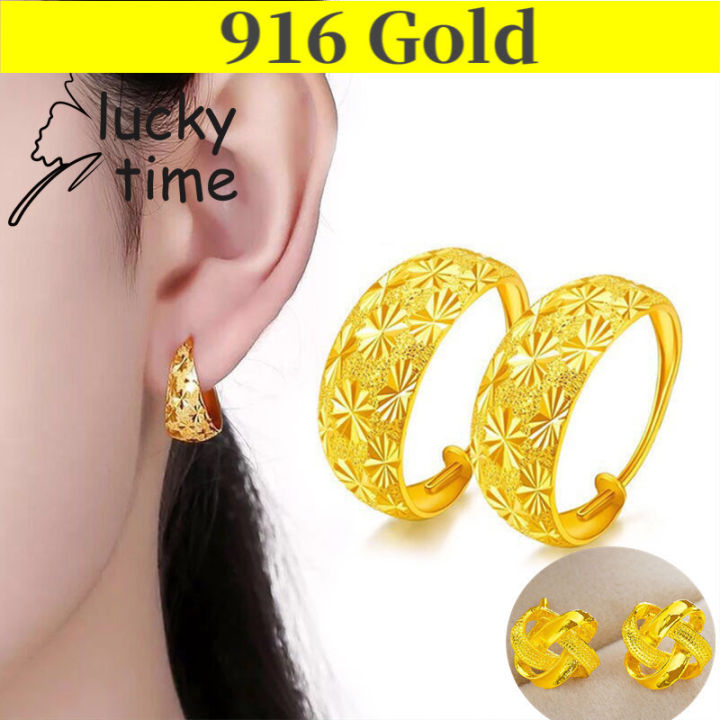 Wedding Wear Ladies Gold Earrings at Rs 30000/pair | Gold Earrings in  Howrah | ID: 2849908121891