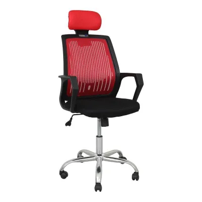 Ghế Xoay Văn Phòng DELI Roma S - Chính Hãng Qui Phúc - Lưng Lưới Tựa Đầu Chân Xoay 360 Độ