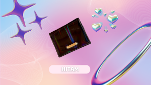 Dompet Wanita Mini Lipat XIMMER HOLO - Dompet Lipat Wanita Hologram - Dompet Kartu Wanita Terbaru
