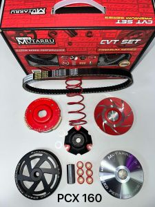 Mutarru Premiun CVT Set For Mio Sporty/Mio M3/Click/Beat/Nmax/Aerox/PCX150/PCX160