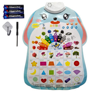 ⭐SUPERMALL⭐ Poster Edukasi Anak / bersuara bahasa Mandarin dan English / Poster tempelan dinding T026