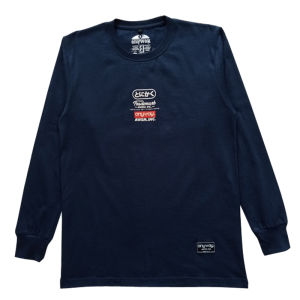 Anyway Kaos Panjang "Trademark" Navy 673