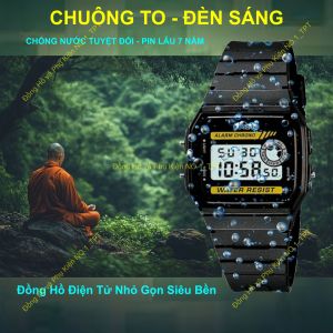 Đồng Hồ Điện Tử CAS|O Huyền Thoại 9 Sx tại Thailand Chống Nước Tuyệt Đối Pin Lâu 7 Năm Full Chức Năng Ch11