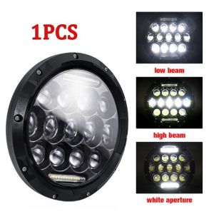 MOFOX F1 7 Inch Motorcycle Headlight High/Low Beam DRL LED Headlight Car Harley Off-road Modified Headlight For Wrangler