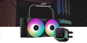 DEEPCOOL LE500 & LE520 & LE240 V2 240mm ARGB PC Desktop CPU Liquid Cooler AIO (LGA1700/AM4/5) Black & White