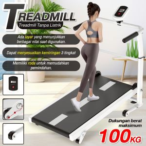 BG SPORT Treadmill Elektrik Running Pad Alat Olahraga Fitness