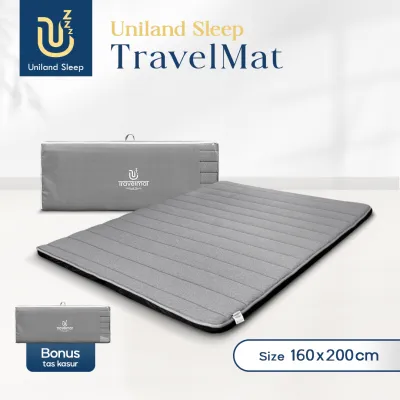 Uniland Sleep Kasur Lipat 160x200 / Travel Bed Mattress Bonus Tas