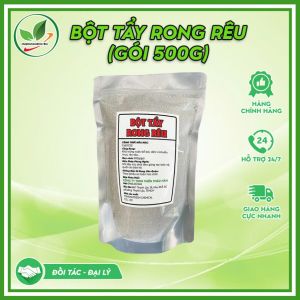 Bột tẩy rong rêu của Nhật Khử Trùng Diệt Khuẩntrên hồ bơiTẩy Sạch Sau 5 PHÚT. GÓI 500GR