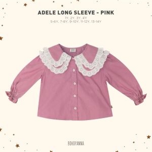 BOHOPANNA - ADELE LONG SLEEVE BOHOPANNA - BAJU ANAK PEREMPUAN - ATASAN ANAK - KEMEJA ANAK - BLOUSE ANAK