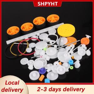 [COD] SHPYHT Local delivery Ship within 24 hours 78pcs Gearbox toy robot motor plastic gear DIY model accessories
