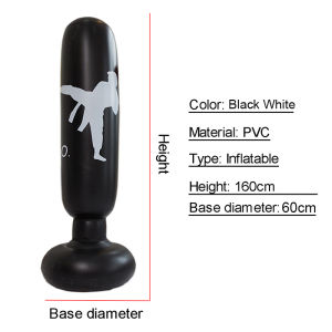 【Free Pump】1.6M Inflatable Boxing Bag Tumbler PVC Punching Bag Boxing Bag Glove Fitness Martial Art Kung Fu Adult Exercise Sandbag Pressure Relief Accessory| DaQueen