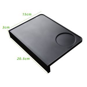 แผ่นรองแทปเปอร์ รองการกดกาแฟ เคาน์เตอร์บาร์ เข้ามุมกันลื่น ฐานซิลิโคน