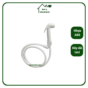 Vòi xịt vệ sinh bằng nhựa ABS PHÁT ĐẠT vòi xịt bồn cầu nhà tắm vòi xịt toilet tolet (SP134)