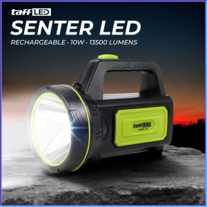 PENGIRIMAN CEPAT TaffLED ZanCaKa Senter LED Super Bright Rechargeable 10W 13500 Lumens Q3 / senter terang jarak jauh led zoom 9000 lumens tahan lama 24 jam buat berburu malam camping jombo cas anti air super besar baterai