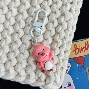 🔥🔥Roman Holiday Loopy Cute Pendant Little Beaver Key Chain Ins Cartoon Backpack Pendant Best Friend Gift Keychain