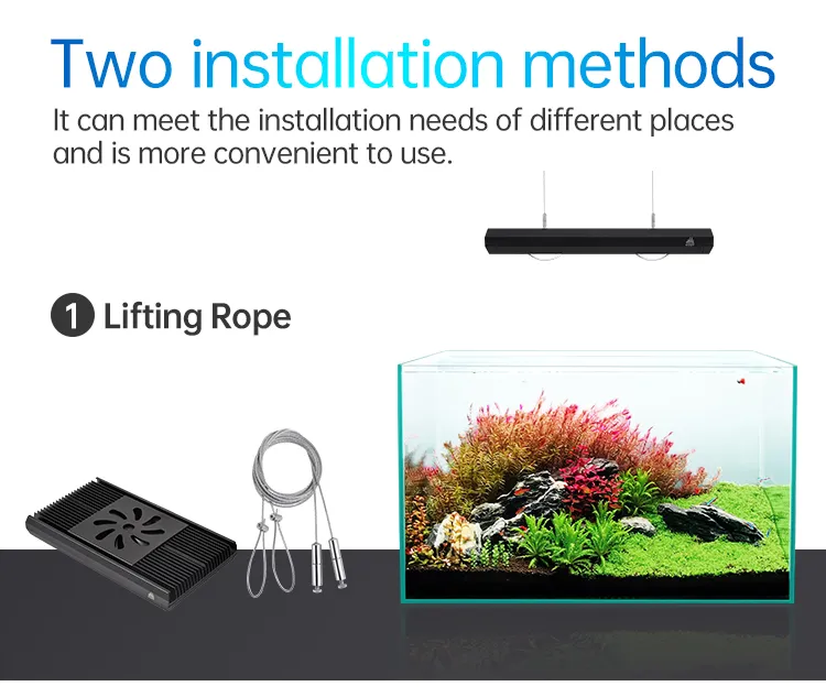 WEEK AQUA Aquatic Planted Aquarium LED Z400 PRO RGB+UV Lamp Beads
