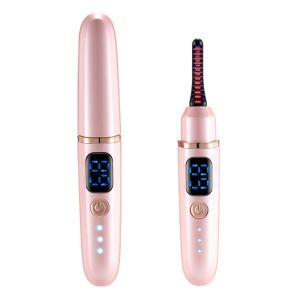 YOUTH HOME 3 Heat Settings Electric Eyelash Curler LED Screen Long-Lasting Styling Portable Eyelash Curling Device Professional Power Display Heated Eyelash Clip Daily Makeup