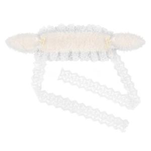 Stylish Rabbit Headpiece Proms Birthday Hairbands White Headwear Halloween Bows Adorkable Hair Headwear