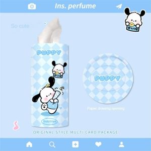 Sanrio Tissue Box Home Living Room Table Cute Kuromi My Melody Cinnamoroll Tissue Case Cartoon Multi-functional Desktop Decorations Storage Box