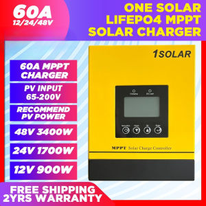 One Solar Mppt 60A Charger Charge Controller 12V 24V 48V 40A 60A 80A 100A not SRNE Fast Shipping