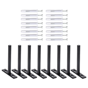 4/6/8pcs Invisible Wall Mounted Folding Table Shelf Brackets Concealed Shelf Bracket for DIY Home Improvement Projects