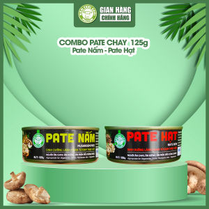 Combo Pate Nấm và Pate Hạt Chay 125g Nấm Tươi Cười