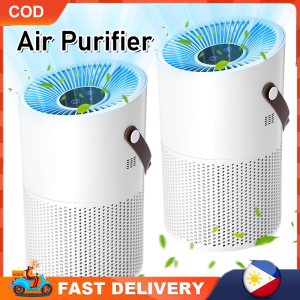 Air Purifier with HEPA Filter Smart PM2.5 Purifiers with LED Display Air Cleaners UV Sterilization Portable Sterilizer for Bedroom Smokers Office Pet Dander Energy Saving