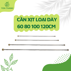 CẦN XỊT TƯỚI CÂY INOX NỐI DÀI LOẠI DÀY 9LI5 DÀI 60CM 80CM 100CM 120CM